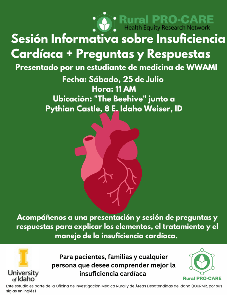 Sesión informativa sobre la Insuficiencia Cardíaca + Preguntas y Respuestas